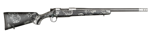 Christensen Arms 8010631801 Ridgeline FFT 7mm PRC 3+1 24" Carbon Fiber Threaded Barrel, Stainless Steel Drilled & Tapped Receiver, Carbon w/Gray Accents Sporter FFT Carbon Fiber Stock