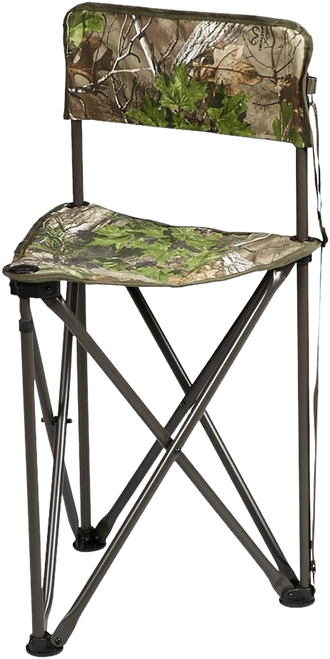 Hunters Specialties HS1001531 Tripod Camochair  Folding Mossy Oak Bottomland Steel/Polyester
