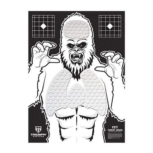 Triumph Systems 031513006 Threat Down Reactive Splatter Target Yeti Hanging Paper 30"H x 22"W