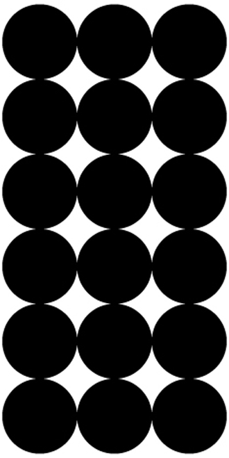 Pro-Shot P216 SplatterShot Repair Pasters Black 1" Self-Adhesive 216 Pasters