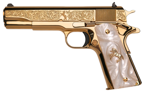 CNC CNCMIDAS       COLT 1911 38 24KT GLD PEARL GRP