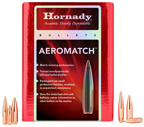 Hornady 227711   22Cal .224 69gr Hollow Point Boat Tail 500 Per Box/6 Case