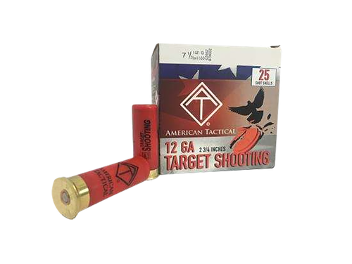 ATI ATIACL12T75 Target Load  12Gauge 2.75" 1oz 7.5Shot 25 Per Box/10 Case