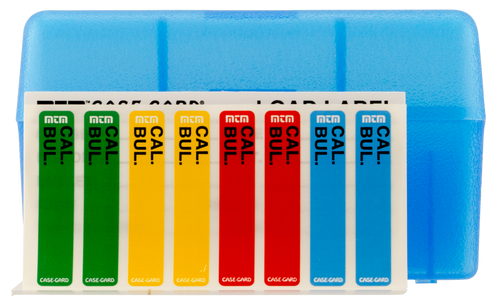 MTM Case-Gard RS5024 Case-Gard R-50 Multi-Caliber Clear Blue Polypropylene 50rd