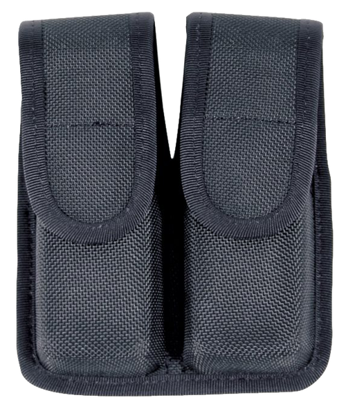 Blackhawk 44A000BK Double Mag Pouch  Black Cordura Compatible w/Single Stack/9mm/40/45