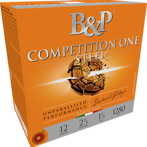 B&p Ammunition 12B18GC7 Competition One  12Gauge 2.75" 1 1/8oz 7.5Shot 25 Per Box/10 Case