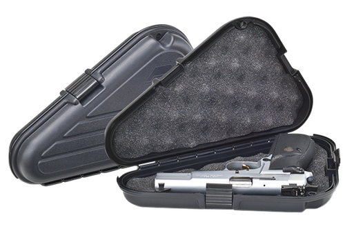 Plano 142300 Protector Pistol Case Large Black Polymer Holds Handgun