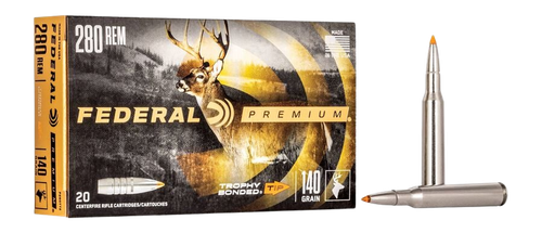 Federal P280TT2 Premium Vital-Shok 280Rem 140gr Trophy Bonded Tip 20 Per Box/10 Case
