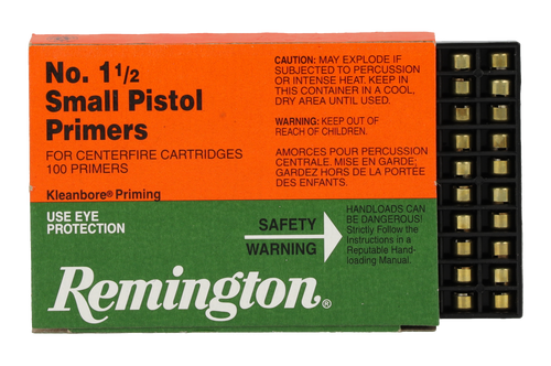 Remington Ammunition 22600 Centerfire Primers Reloading Small Pistol Multi Caliber Handgun