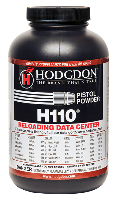 Hodgdon 1101 Spherical H110 Smokeless Pistol/Shotgun Multi-Caliber 1 lb
