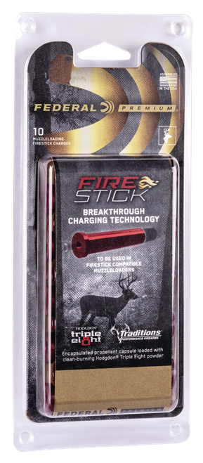Federal PMZFS100T8 Premium Fire Stick 50Cal 100gr 10 Per Box/10 Case *For Traditions Nitro Only