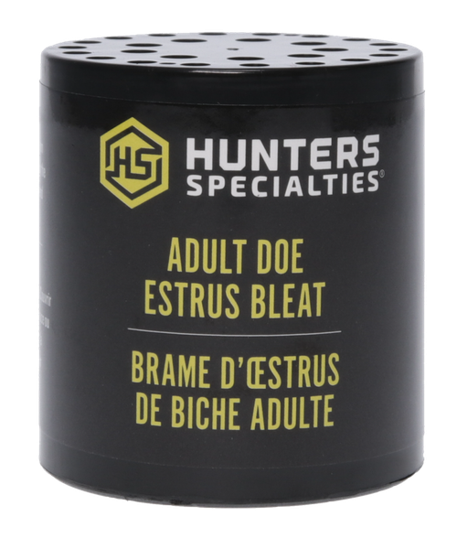 Hunters Specialties 00167 Adult Doe Estrus  Can Call Doe Sounds Attracts Deer Black