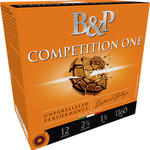 B&p Ammunition 12B18CP7 Competition One  12Gauge 2.75" 1 1/8oz 7.5Shot 25 Per Box/10 Case