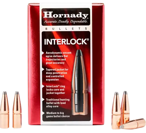 Hornady 3031 InterLock  30 Cal .308 150 gr Spire Point 100 Per Box/ 15 Case