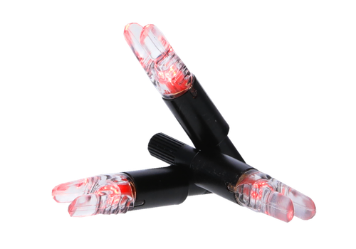 NAP NAPILLNXRD3PK Thunderglo Illuminated Nock Crossbow Red Half Moon/ 3 Pack