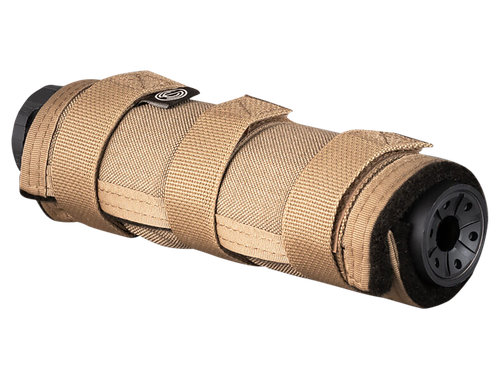 SilencerCo AC1985 High Temp Suppressor Cover 6" FDE Nylon