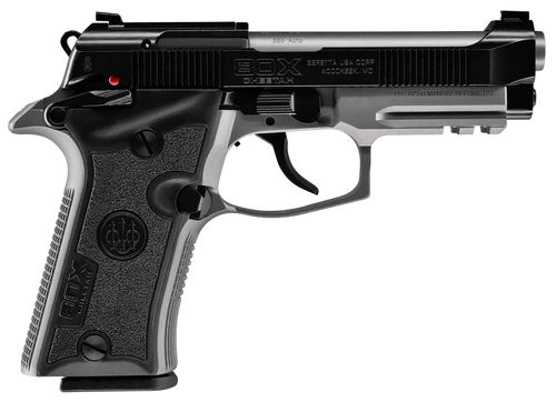 Beretta USA SPEC0716A 80X Cheetah Micro-Compact Frame 380 ACP 13+1 3.90" Stainless Barrel, Black Stainless Steel Optic Ready/Serrated Slide, Gray Aluminum Frame w/Picatinny Rail, Black Vertec Grip