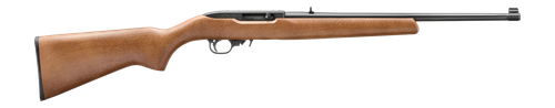 Ruger 32009 10/22  22 LR 10+1 18.50" Satin Black Alloy Steel Barrel, Drilled & Tapped Receiver, Birch Wood Fixed Stock