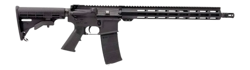 Andro Corp Industries 55616BB ACI-15 Bravo 5.56 NATO 30+1 16" Black Nitride Threaded Barrel, Black Anodized Aluminum Receiver w/Picatinny Rail, M-LOK Handguard, M4 Black Polymer Stock, A2 Grip, Ambide