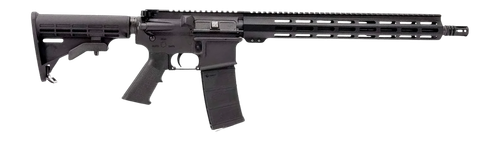 Andro Corp Industries 55616BB ACI-15 Bravo 5.56 NATO 30+1 16" Black Nitride Threaded Barrel, Black Anodized Aluminum Receiver w/Picatinny Rail, M-LOK Handguard, M4 Black Polymer Stock, A2 Grip, Ambide