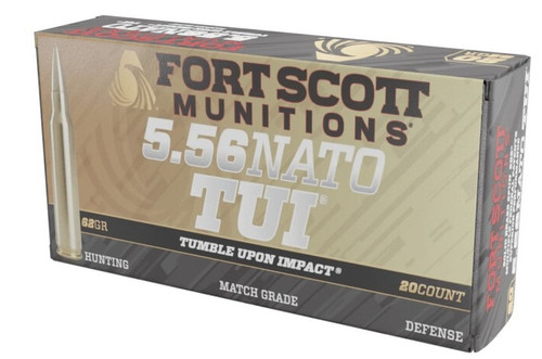 5.56x45mm SBS TUI 62gr 20/Bx