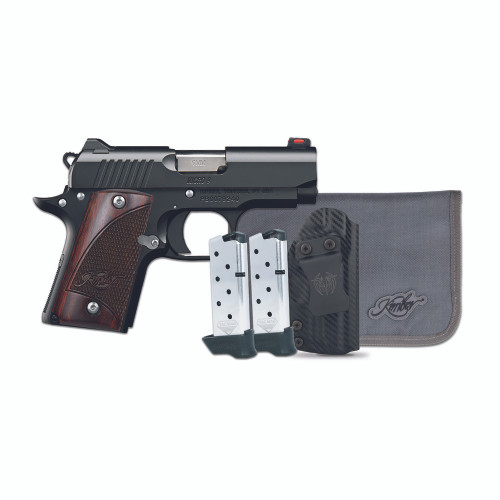 KIMBER MICRO9 9MM 7RD BLK/RSWD BNDL