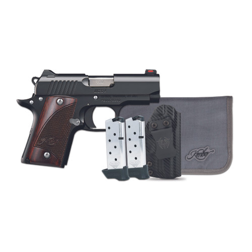 KIMBER MICRO9 9MM 7RD BLK/RSWD BNDL