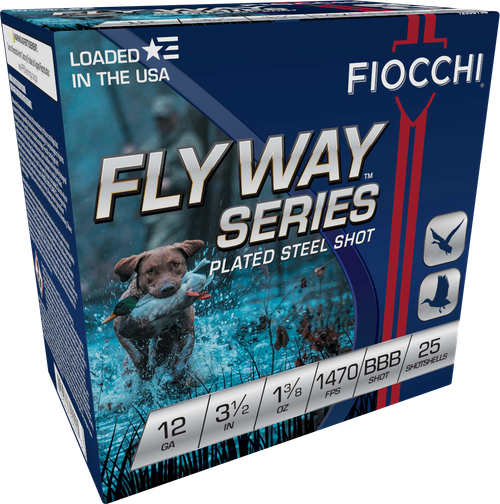 Fiocchi 1235ST3B Flyway  12Gauge 3.50" 1 3/8oz BBBShot 25 Per Box/10 Case