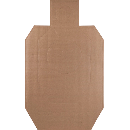 Action Target IDPACB100 IDPA Competition  Torso Cutout Hanging Cardboard Brown 100Ct