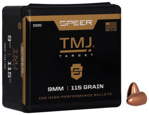 Speer 3995 TMJ  9mm 115gr Total Metal Jacket 100 Per Box/5 Case