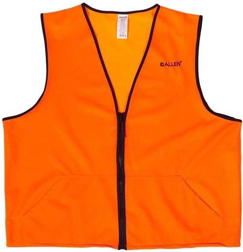 Allen 15768 Deluxe Hunting Vest XL Orange Polyester