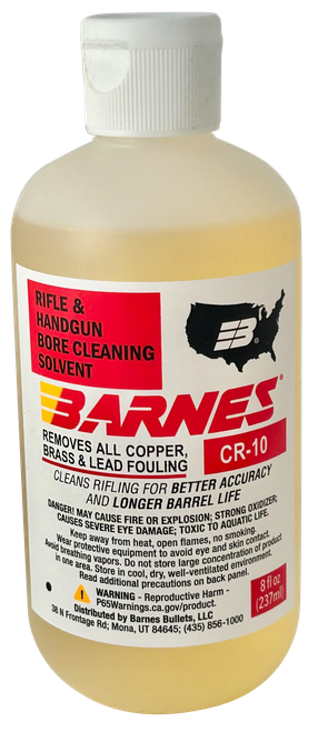 Barnes Bullets 30755 CR-10 Bore Cleaner 8 oz Squeeze Bottle