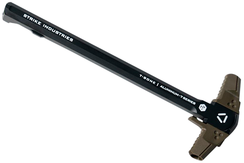Strike Industries AR-TBCH-223-BK-OD T-Bone Charging Handle .223/5.56x45mm Nato OD Green Polymer Handles Aluminum Shaft for AR-15