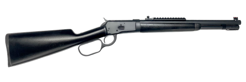Taylors & Company 220094 1892 Alaskan Take-Down 357 Mag Caliber with 7+1 Capacity, 16" Barrel, Blued Metal Finish & SoftTouch Black Synthetic Stock Right Hand (Full Size)