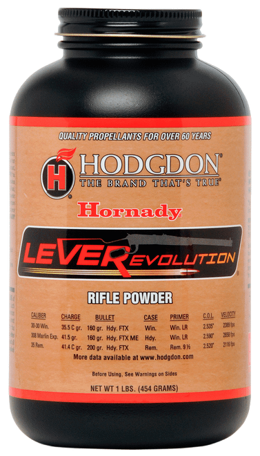 Hodgdon HLR1 LEVERevolution Rifle Powder 1LB