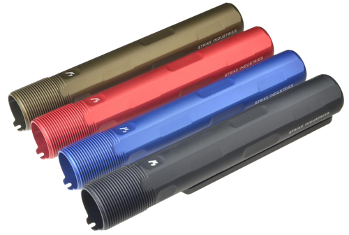 Strike ARARET7RED Advanced Receiver Extension  AR-15, AR-10 Red Anodized Aluminum