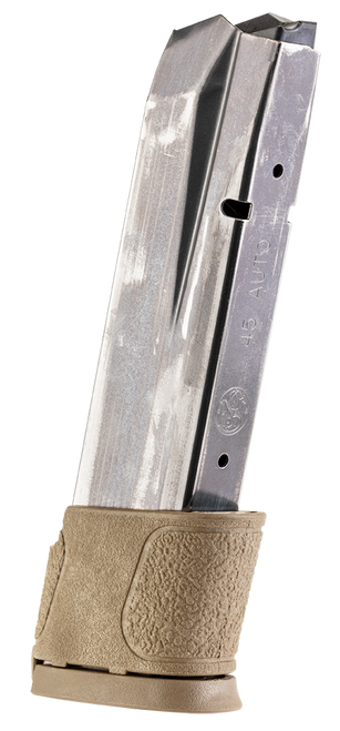 Smith & Wesson 194770000 M&P  14rd 45ACP Brown Floor Plate Steel