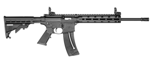Smith & Wesson 10208 M&P15-22 Sport 22 LR Caliber with 25+1 Capacity, 16.50" Barrel, Matte Black Metal Finish & 6 Position CAR Black Synthetic Stock Right Hand