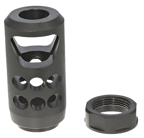 Ruger 90641 American Muzzle Brake Black Matte Steel 11/16"x24 Threads, 2.20" OAL, 1" Diameter 45-70 Gov/450 Bushmaster