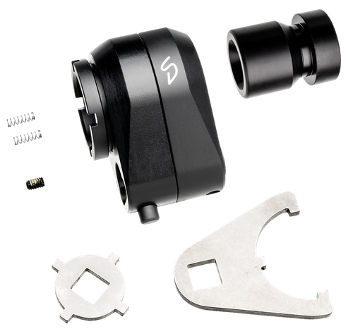Stern Defense 008SDRABADD1M Rapid Attach Buttstock Adapter Black Aluminum/Steel