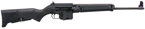 Kel-Tec SU16BLK SU-16 Sport Utility 5.56x45mm NATO Caliber with 18.50" Barrel, 10+1 Capacity, Black Metal Finish, Black Fixed Storage Compartment Stock Right Hand