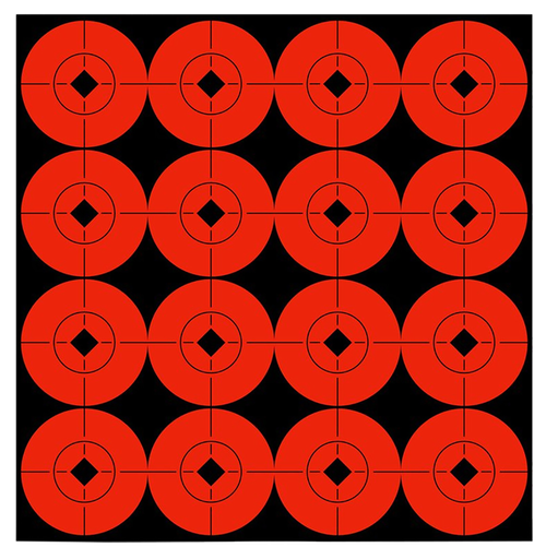 Birchwood Casey 33904 Target Spots  Self-Adhesive Paper Black/Orange 1.5" Bullseye 160 Pack