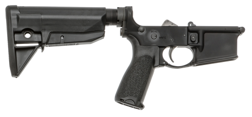BCM LRGSTKMOD0BLK BCM Lower MOD 0 Multi-Caliber 7075-T6 Aluminum Black Synthetic Pistol Grip & Stock for AR-Platform