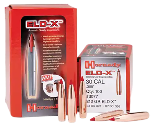 Hornady 2841 ELD-X  7mm .284 175 gr Extremely Low Drag eXpanding 100 Per Box/ 15 Case