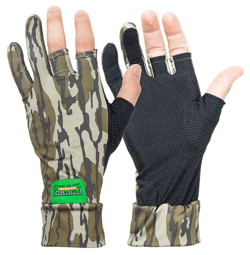 Primos PS6681 Stretch Fit  Mossy Oak Original BottomLand Fingerless Neoprene OSFA
