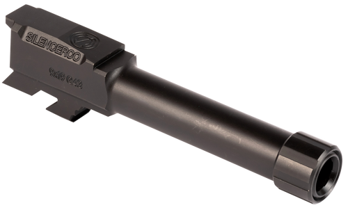 SilencerCo AC5049 Glock  9mm Luger 3.70" Threaded Black Nitride Stainless Steel, Fits Glock 43/43X