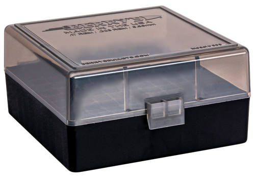 Berry's 11664 Ammo Box  223Rem/5.56NATO Smoke/Black Polypropylene 100rd