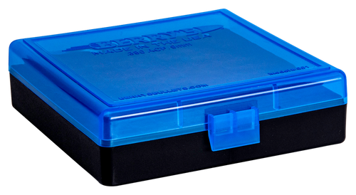 Berry's 69874 Ammo Box  9mm/380ACP Blue/Black Polypropylene 100rd