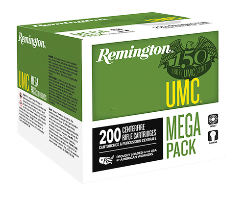 Remington Ammunition 20107 UMC Mega Pack 300Blackout 150gr Full Metal Jacket 200 Per Box/1 Case *Loose