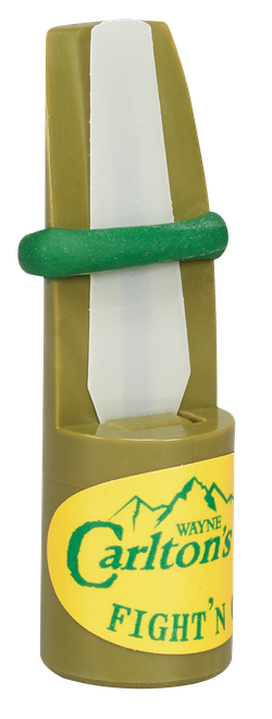 Wayne Carlton's Calls WCC-70037 Fight'N Cow  Open Call Cow Sounds Attracts Elk Green Plastic